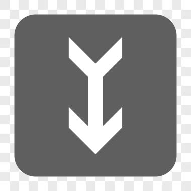 Yuvarlatılmış Kare düğme aşağı ok