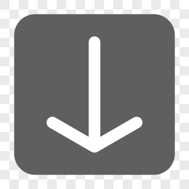 Yuvarlatılmış Kare düğme aşağı ok