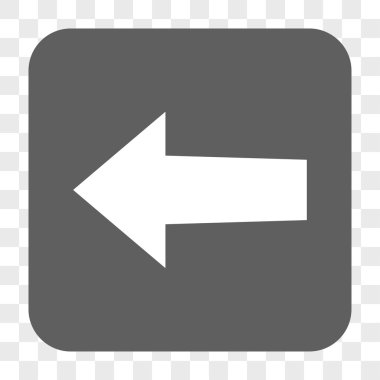 Ok sol yuvarlak kare düğme