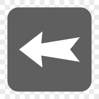 Ok sol yuvarlak kare düğme