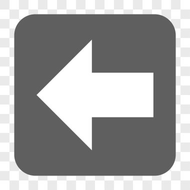 Ok sol yuvarlak kare düğme