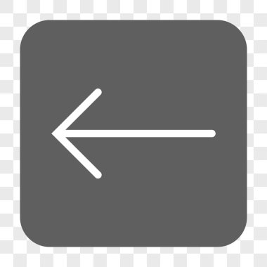 Ok sol yuvarlak kare düğme