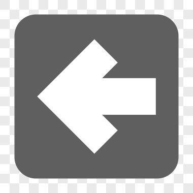 Ok sol yuvarlak kare düğme