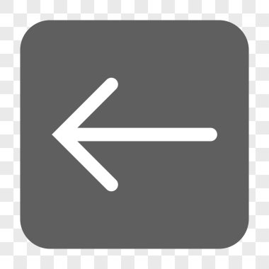 Ok sol yuvarlak kare düğme