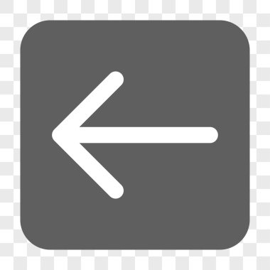 Ok sol yuvarlak kare düğme