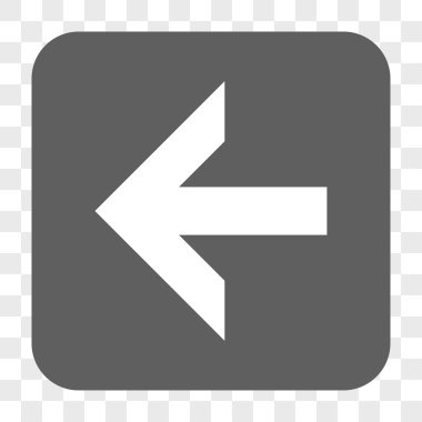 Ok sol yuvarlak kare düğme