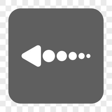 Ok sol yuvarlak kare düğme