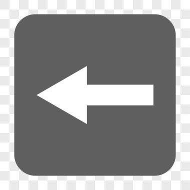 Ok sol yuvarlak kare düğme