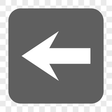 Ok sol yuvarlak kare düğme