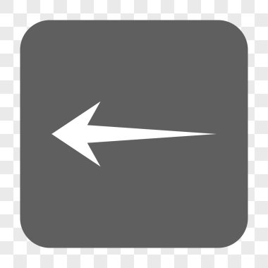 Ok sol yuvarlak kare düğme