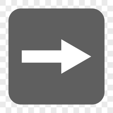 Ok sağ yuvarlak kare düğme