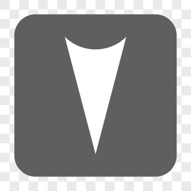 Ok ucu yuvarlatılmış kare düğmesini basılı