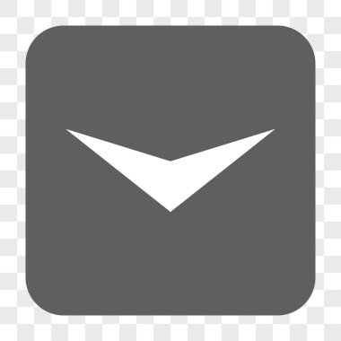 Ok ucu yuvarlatılmış kare düğmesini basılı