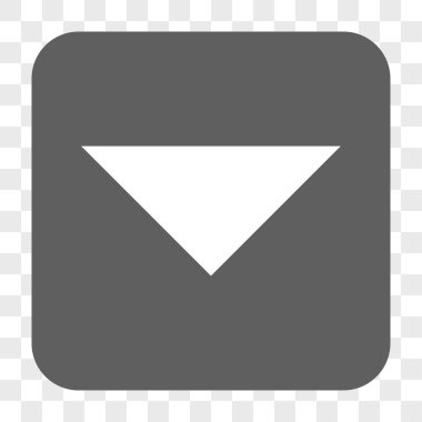 Ok ucu yuvarlatılmış kare düğmesini basılı