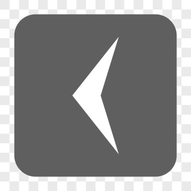 Ok ucu sol yuvarlak kare düğme