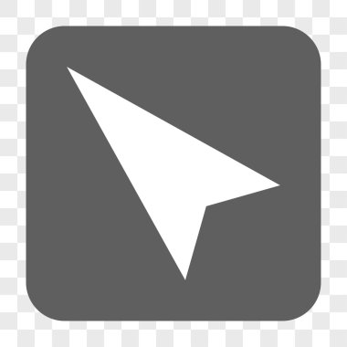 Kare düğme ok ucu sol yukarı yuvarlanır