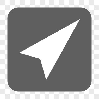 Kare düğme ok ucu sağ-yukarı yuvarlanır