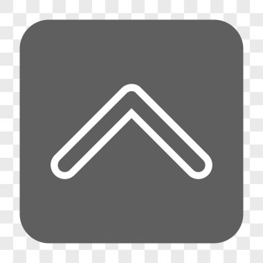 Yuvarlatılmış Kare düğmesini yukarı ok ucu