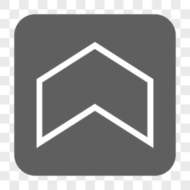 Yuvarlatılmış Kare düğmesini yukarı ok ucu