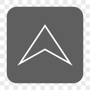 Yuvarlatılmış Kare düğmesini yukarı ok ucu