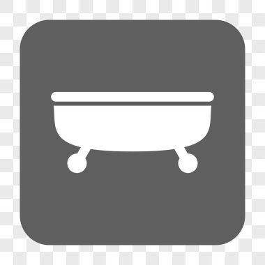 Küvet yuvarlak kare düğme