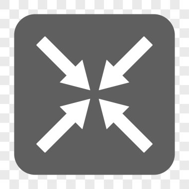 Merkezi okları yuvarlak kare düğme