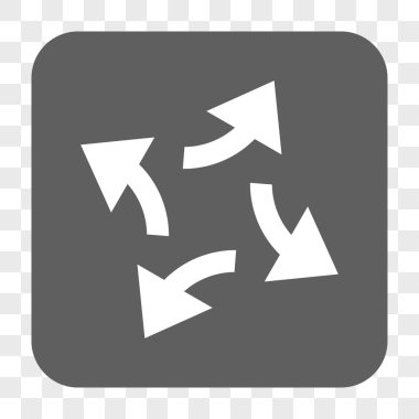 Santrifüj okları yuvarlak kare düğme