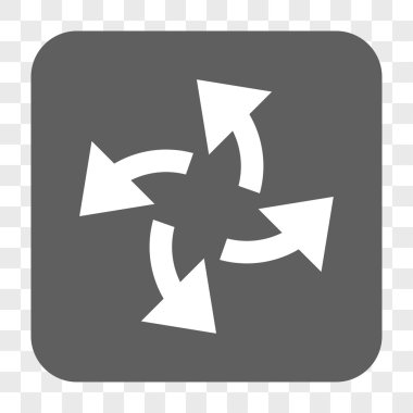 Santrifüj okları yuvarlak kare düğme