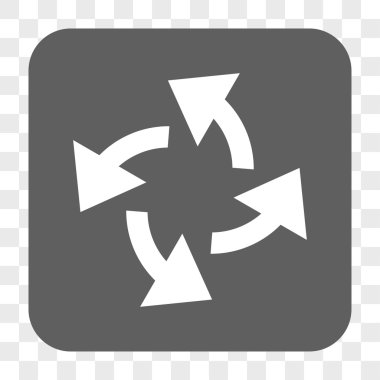 Santrifüj okları yuvarlak kare düğme