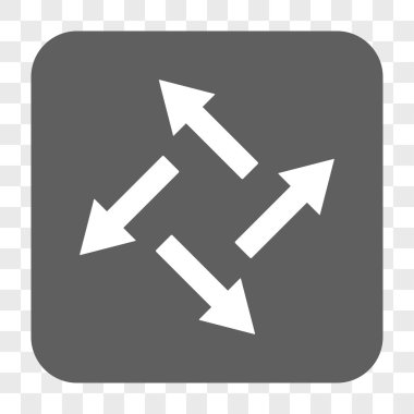 Santrifüj okları yuvarlak kare düğme