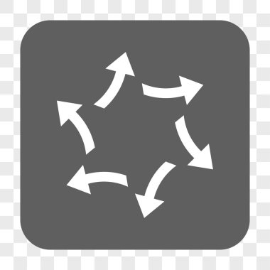 Santrifüj okları yuvarlak kare düğme