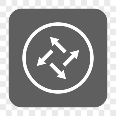 Santrifüj okları yuvarlak kare düğme