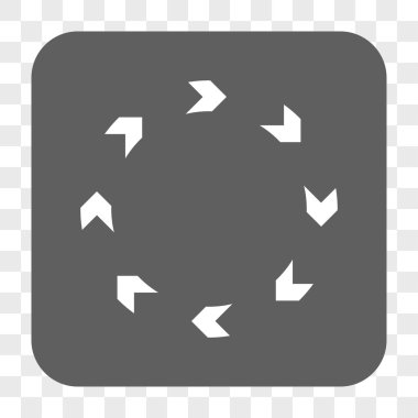 Dolaşım yuvarlak kare düğme