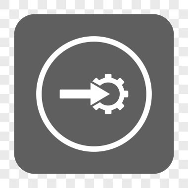 COG Tümleştirme yuvarlak kare düğme