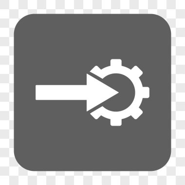 COG Tümleştirme yuvarlak kare düğme