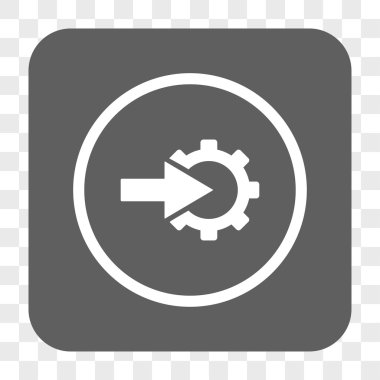 COG Tümleştirme yuvarlak kare düğme