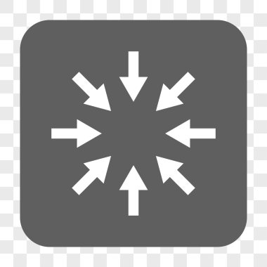 Kompakt okları yuvarlak kare düğme