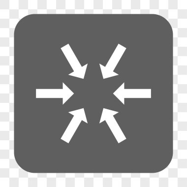 Kompakt okları yuvarlak kare düğme