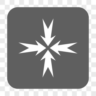 Sıkıştırma OK yuvarlak kare düğme