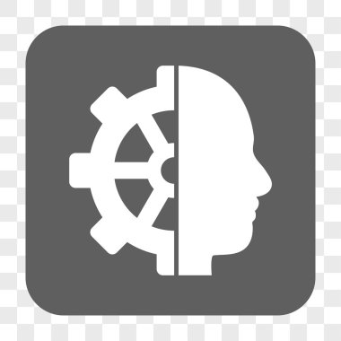 Cyborg dişli yuvarlak kare düğme