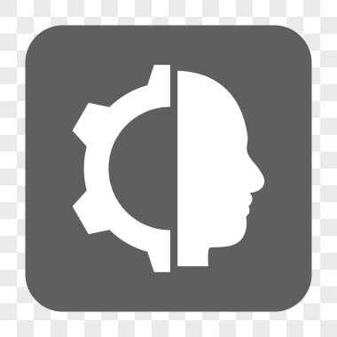 Cyborg dişli yuvarlak kare düğme