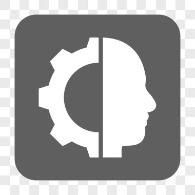 Cyborg dişli yuvarlak kare düğme