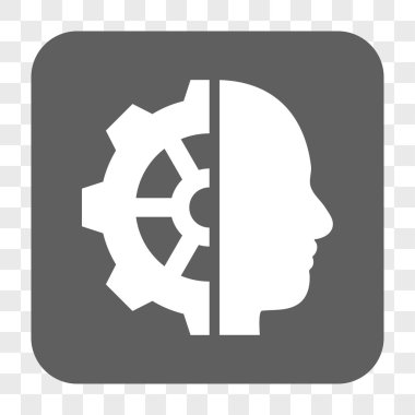 Cyborg dişli yuvarlak kare düğme