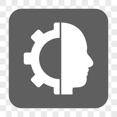 Cyborg dişli yuvarlak kare düğme