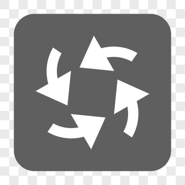 Siklon okları yuvarlak kare düğme