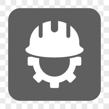 Geliştirme Hardhat yuvarlak kare düğme