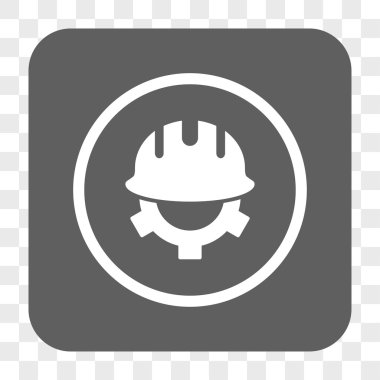 Geliştirme kask yuvarlak kare düğme