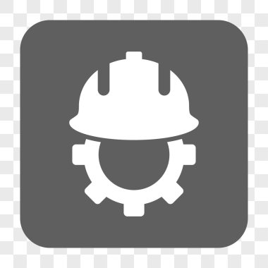 Geliştirme kask yuvarlak kare düğme