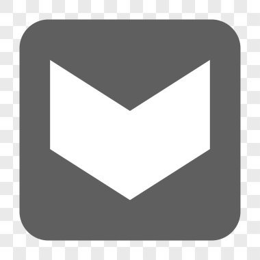 Yuvarlatılmış Kare düğme aşağı yön