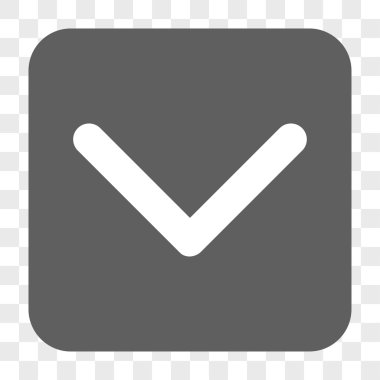 Yuvarlatılmış Kare düğme aşağı yön